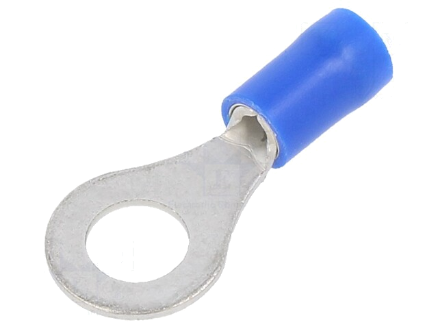 Uiteinde: oog; M6; Ø: 6,4mm; 1,5÷2,5mm2; klemmen; voor draad; blauw Uiteinde: oog; M6; Ø: 6,4mm; 1,5÷2,5mm2; klemmen; voor draad; blauw
